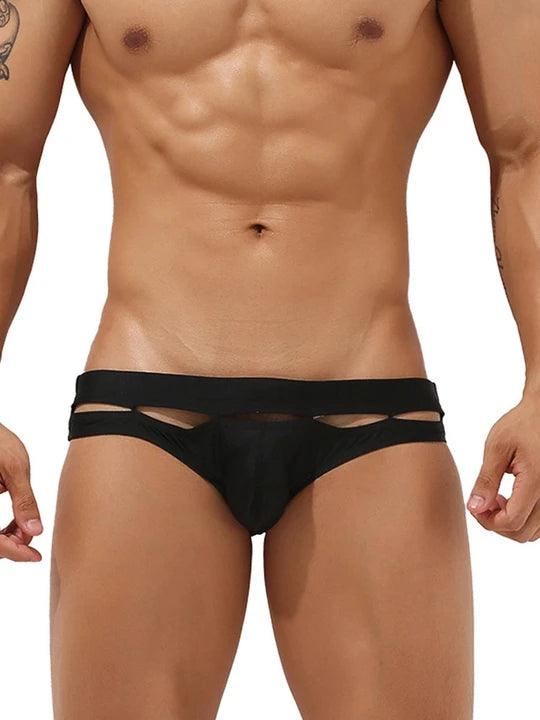 Cutout Fashion Sexy Swim Briefs - YK016