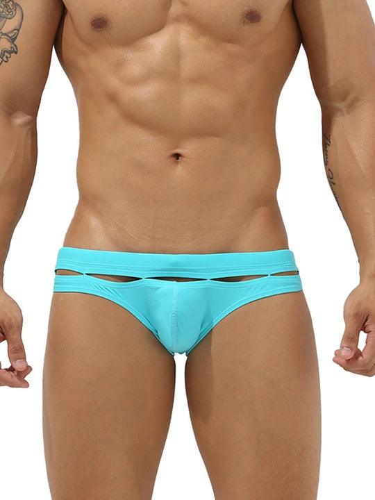 Cutout Fashion Sexy Swim Briefs - YK016