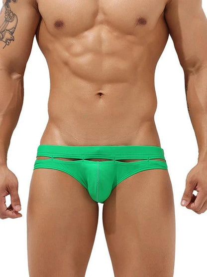 Cutout Fashion Sexy Swim Briefs - YK016