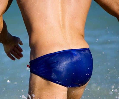 Day Off Fitted Transparent Swim Briefs - YK018