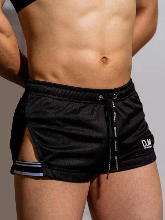 D.M Casual Low-waisted Drawstring Breathable Home Boxer Shorts - PJK027