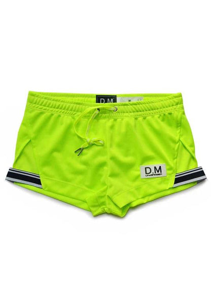 D.M Casual Low-waisted Drawstring Breathable Home Boxer Shorts - PJK027