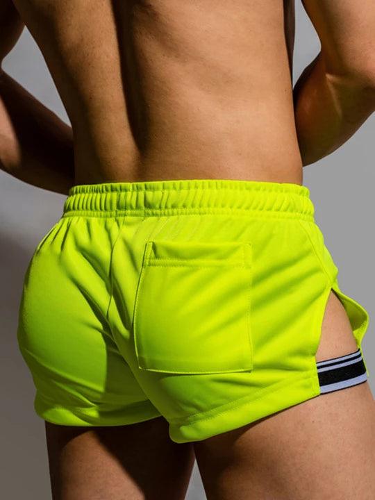 D.M Casual Low-waisted Drawstring Breathable Home Boxer Shorts - PJK027
