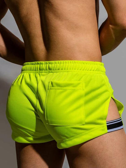 D.M Casual Low-waisted Drawstring Breathable Home Boxer Shorts - PJK027