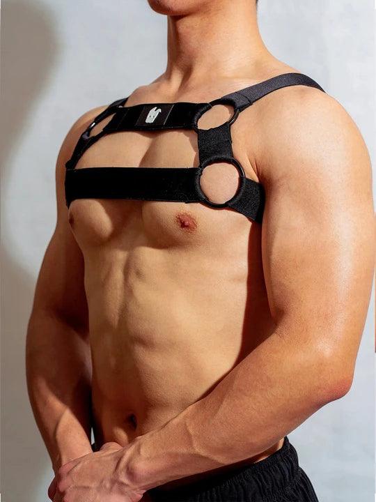 D.M Chest Sexy Shoulder Strap Harness - KB038