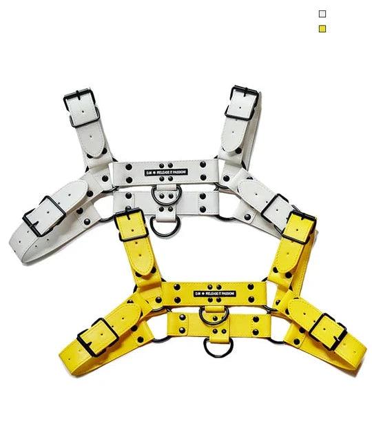 D.M Gorgeous Leather Adjustable Sexy Harness - KB014