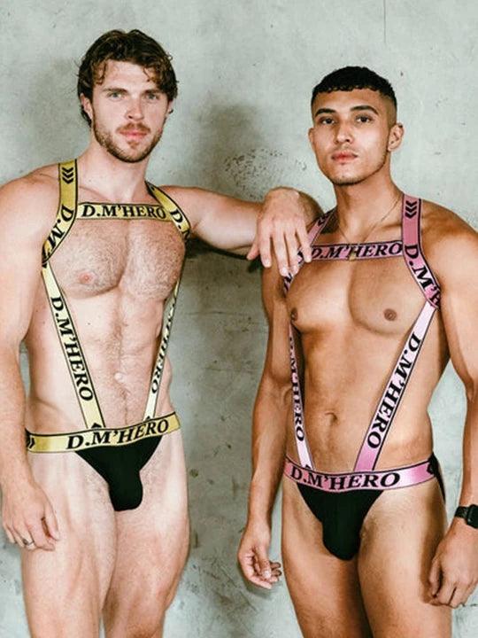 D.M Hero Double Thong Harness Jockstrap - KB043