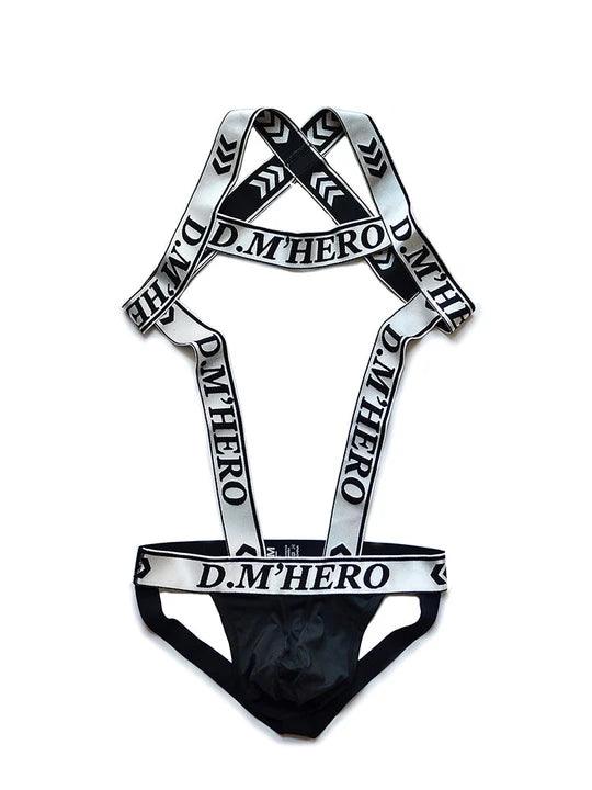 D.M Hero Double Thong Harness Jockstrap - KB043