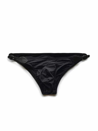 D.M Men's Double Side Button Low Rise Briefs - YK053