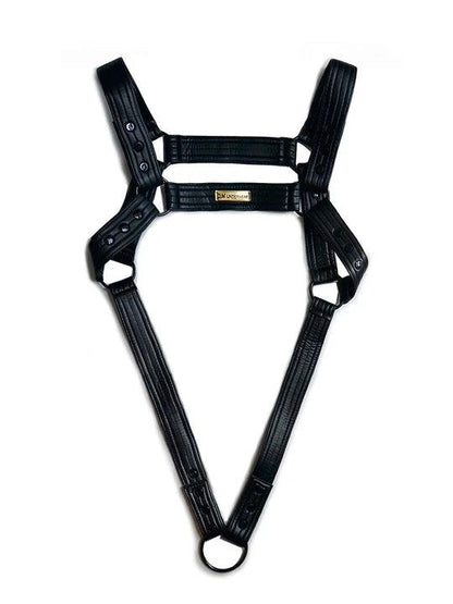 D.M Men's Removable Leather Straps Thong - KB033