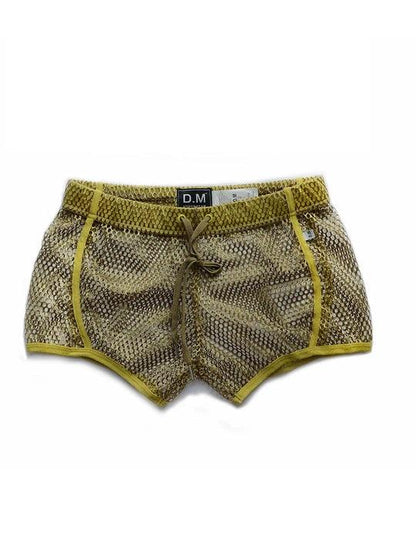 D.M Sexy Mesh Breathable Home Boxer Shorts - PJK008