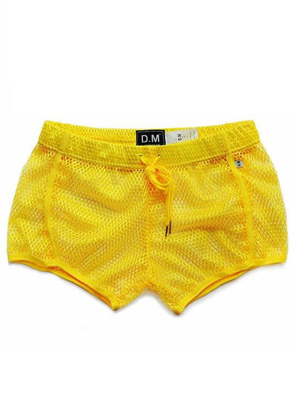 D.M Sexy Mesh Breathable Home Boxer Shorts - PJK008