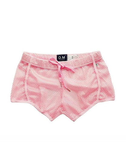 D.M Sexy Mesh Breathable Home Boxer Shorts - PJK008