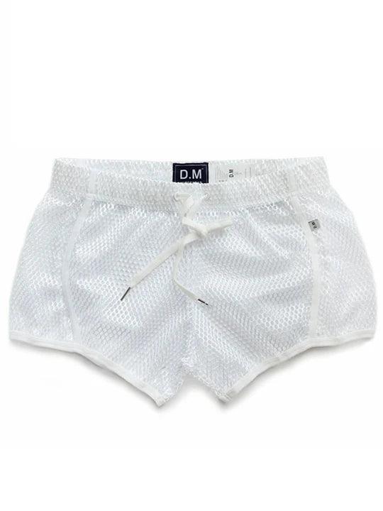D.M Sexy Mesh Breathable Home Boxer Shorts - PJK008