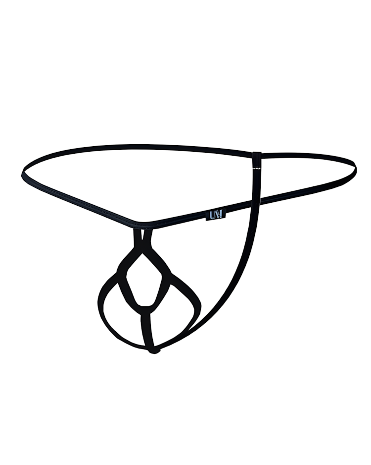 Men's Sexy Elastic Strap Hollow Thong