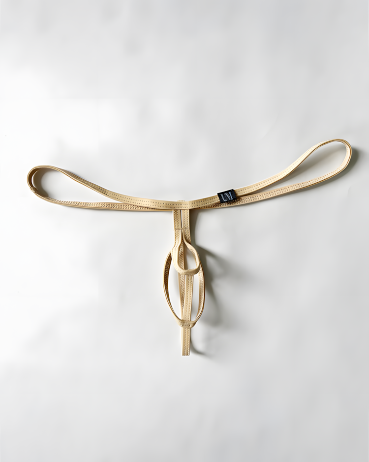 Men's Sexy Elastic Strap Hollow Thong