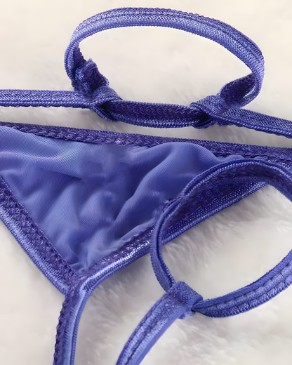 Men's Minimalist Dual Ring Strap Thong