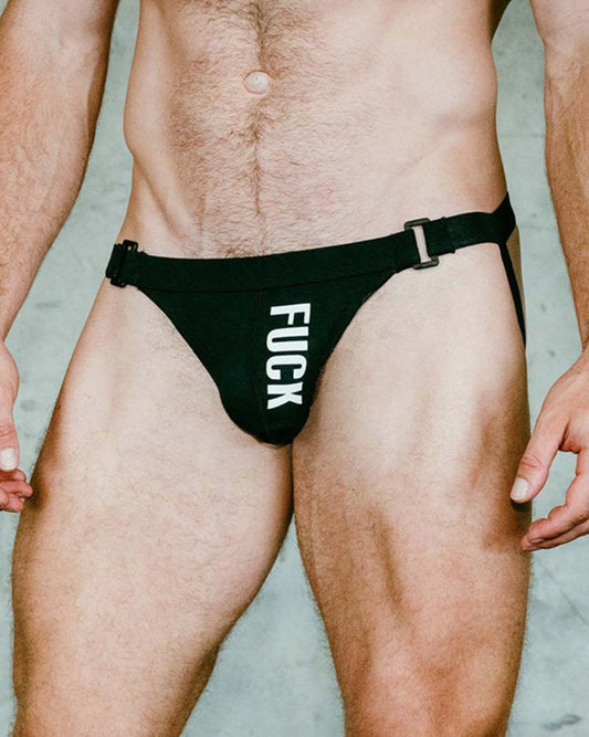 Low Waist Sexy Letter Print Jockstrap