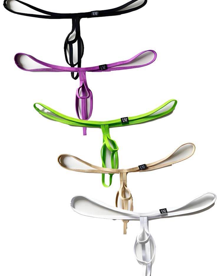 Men's Sexy Elastic Strap Hollow Thong