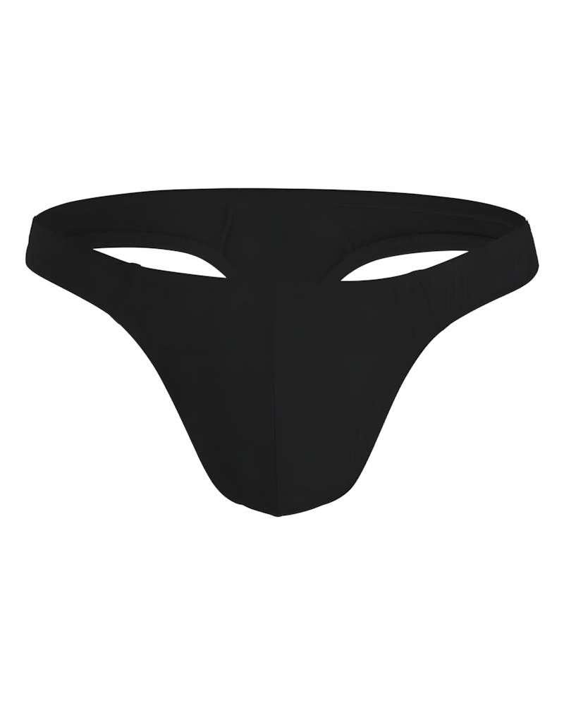 Men's Ribbed Low Rise Bikini Underwear