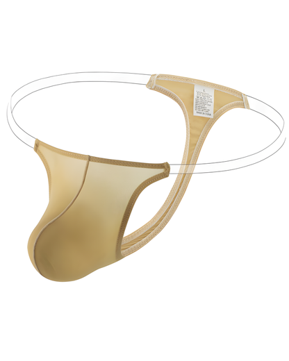 Men's Sexy Invisible Strap Ice Silk Thong