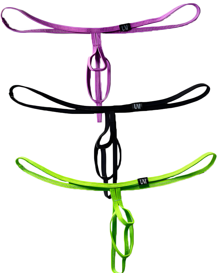 Men's Sexy Elastic Strap Hollow Thong