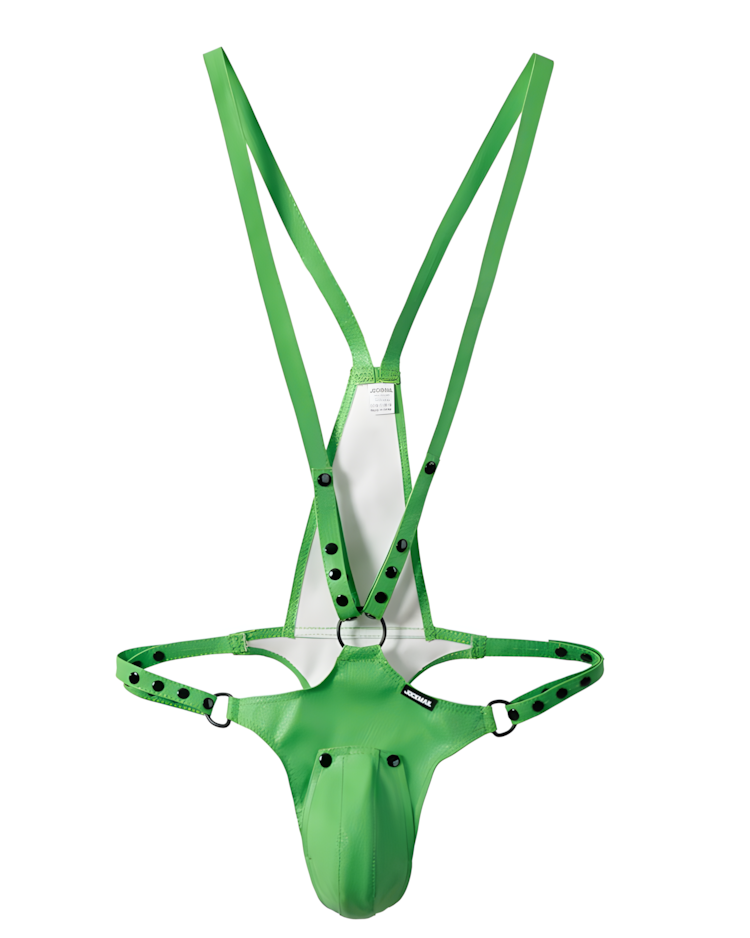 Men's Studded Harness Thong