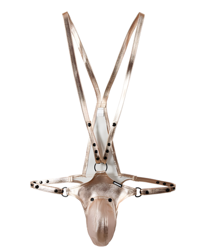Men's Studded Harness Thong