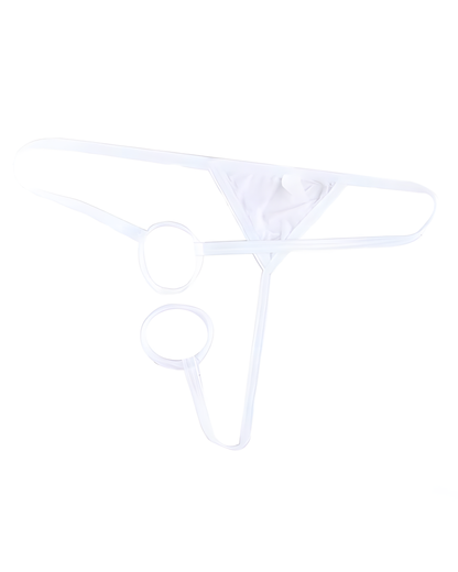 Men's Minimalist Dual Ring Strap Thong