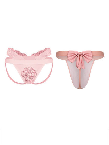 Pink Surrender Oversized Bow-Back G-String