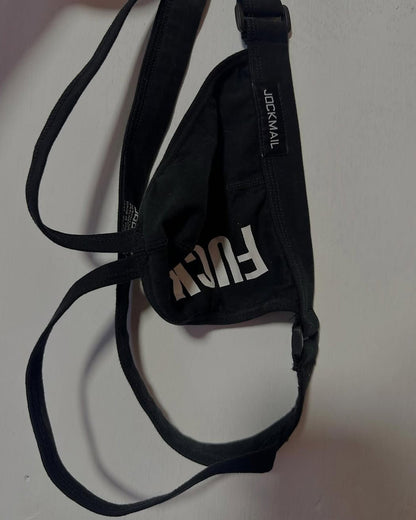 Low Waist Sexy Letter Print Jockstrap