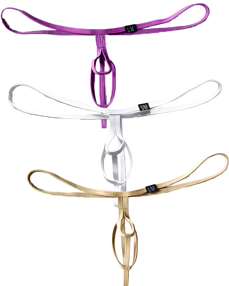Men's Sexy Elastic Strap Hollow Thong