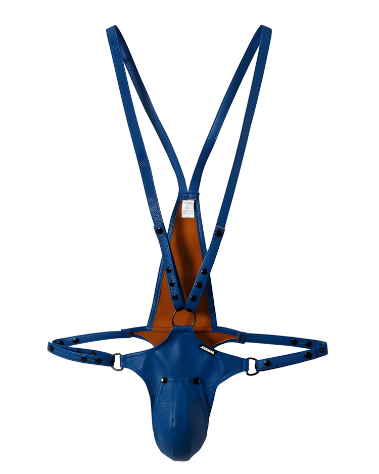 Men's Studded Harness Thong