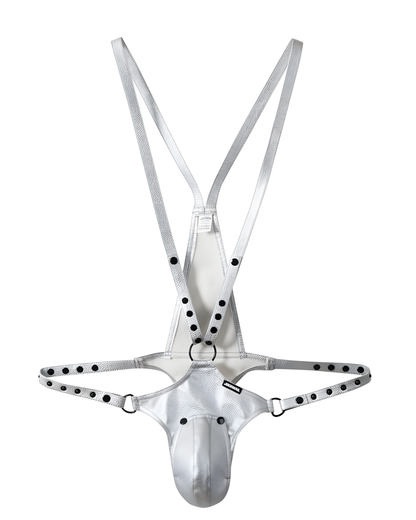 Men's Studded Harness Thong