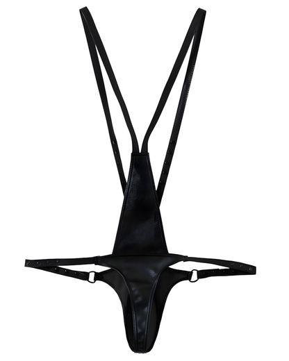 Men's Studded Harness Thong