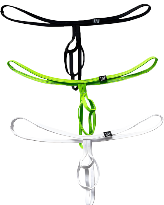 Men's Sexy Elastic Strap Hollow Thong