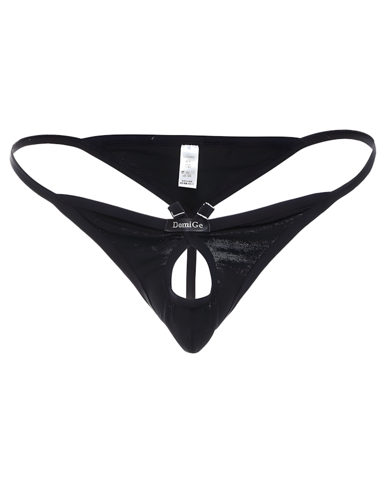 Men's Cotton Open-Pouch T-Back Thong