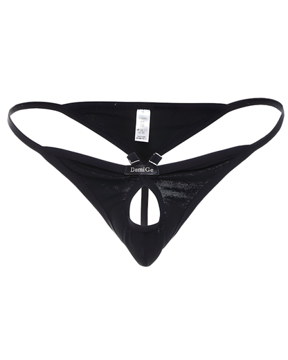Men's Cotton Open-Pouch T-Back Thong