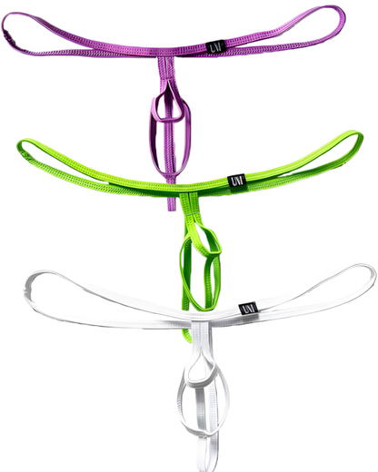 Men's Sexy Elastic Strap Hollow Thong