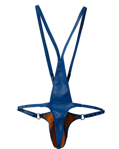 Men's Studded Harness Thong