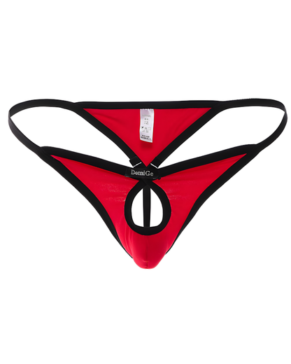 Men's Cotton Open-Pouch T-Back Thong