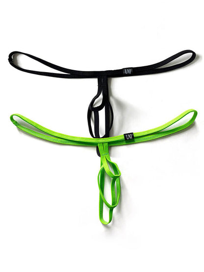 Men's Sexy Elastic Strap Hollow Thong