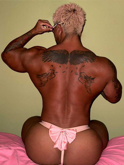 Pink Surrender Oversized Bow-Back G-String