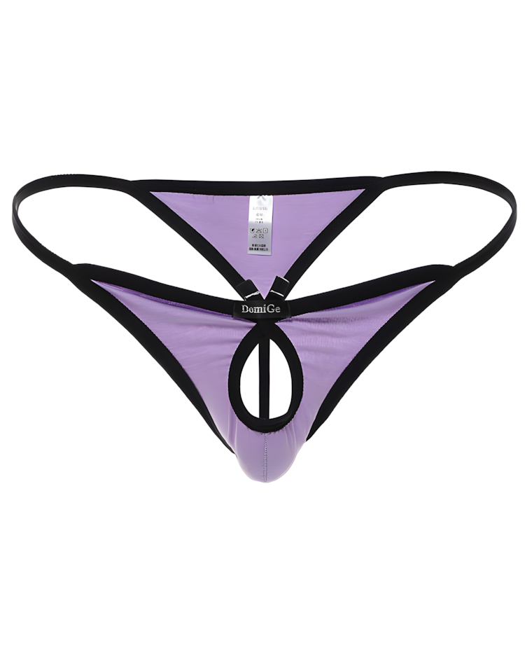 Men's Cotton Open-Pouch T-Back Thong