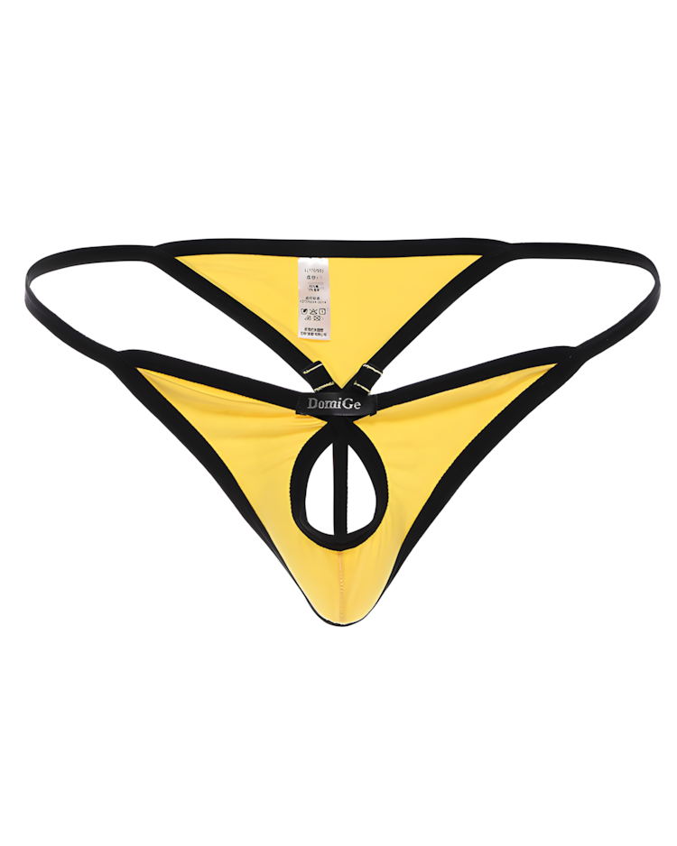 Men's Cotton Open-Pouch T-Back Thong