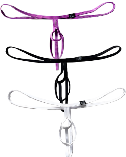 Men's Sexy Elastic Strap Hollow Thong