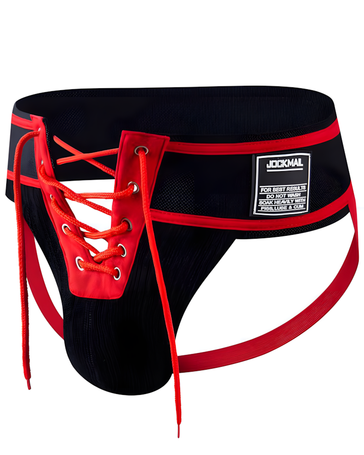 Men's Sexy Lace-Up Front Jockstrap