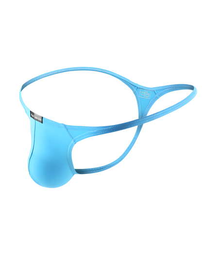 Men's Solid Nylon Low Rise G-String Thong