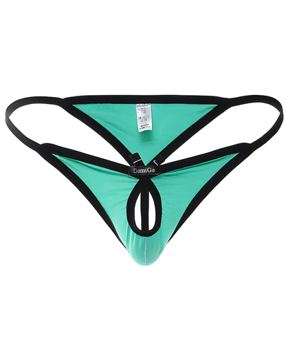 Men's Cotton Open-Pouch T-Back Thong