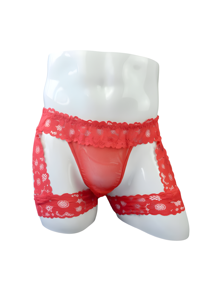 Men's Sexy Lace Thongs